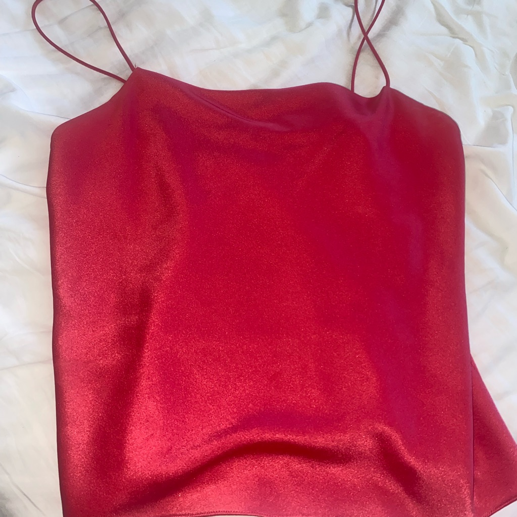 Alice And Olivia Pink Silk Tank